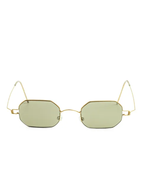 Lindberg octagonal-frame sunglasses Gold 8223