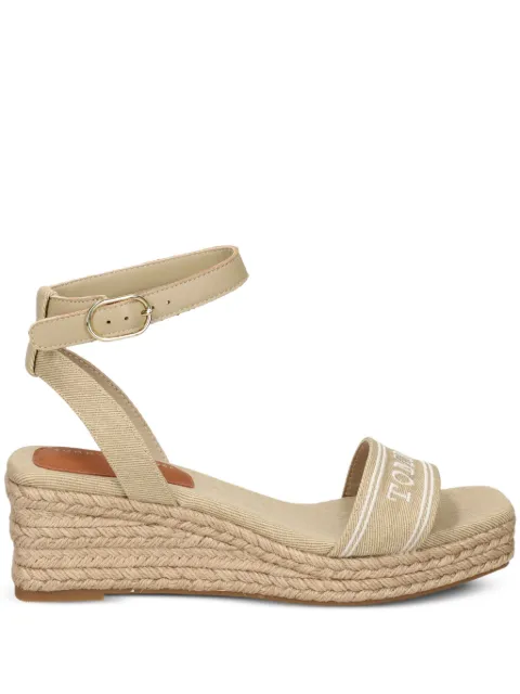 Tommy Hilfiger 58mm wedge-heel espadrilles Neutrals FW0FW08805