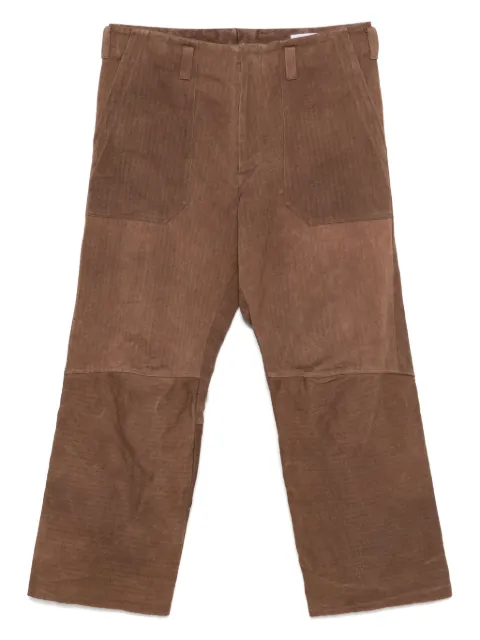 LOÏS DIONISIO panelled trousers Brown FAP02SPACIAL