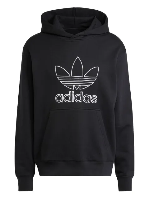 adidas logo hoodie Black JP1079