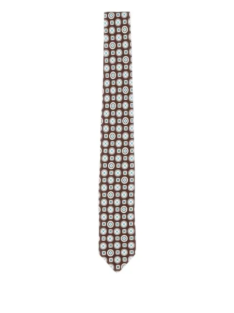 Barba Barba silk tie Brown 48505
