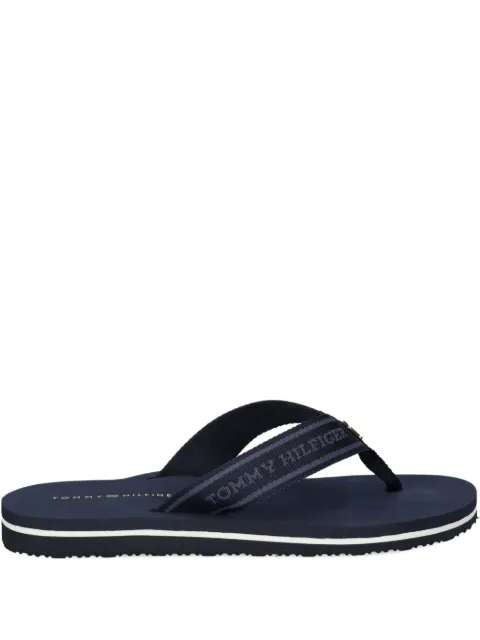 Tommy Hilfiger logo strap flip-flops Blue FW0FW08515