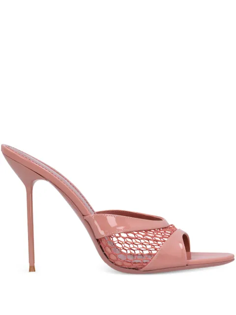Paris Texas 105mm Lidia patent-leather mules Pink PX1633XVNMS