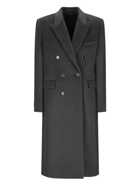 Lardini double-breasted wool coat Grey IV23020EIVC63623