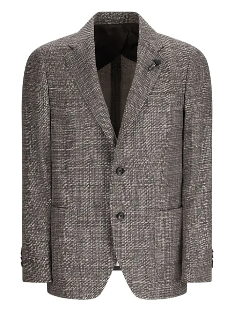 Lardini patch-pocket blazer Brown IV528AEIVSF63518