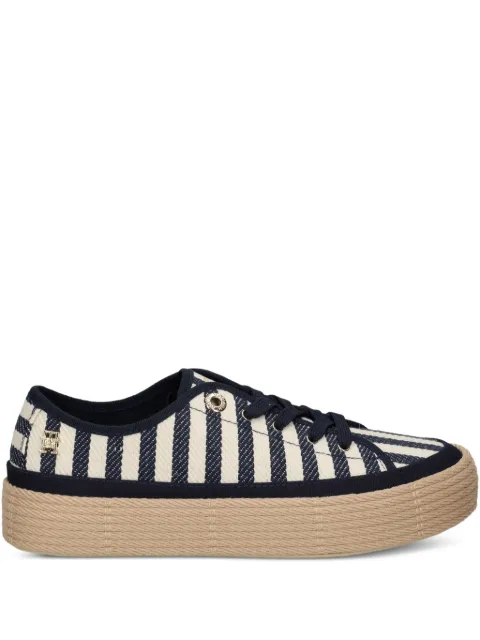 Tommy Hilfiger striped platform sneakers Blue FW0FW08646