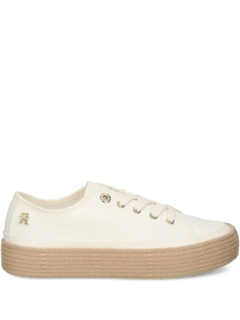Tommy Hilfiger platform lace-up sneakers Neutrals FW0FW08404