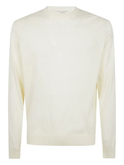 Filippo De Laurentiis crew-neck jumper White GC1MLSU18R