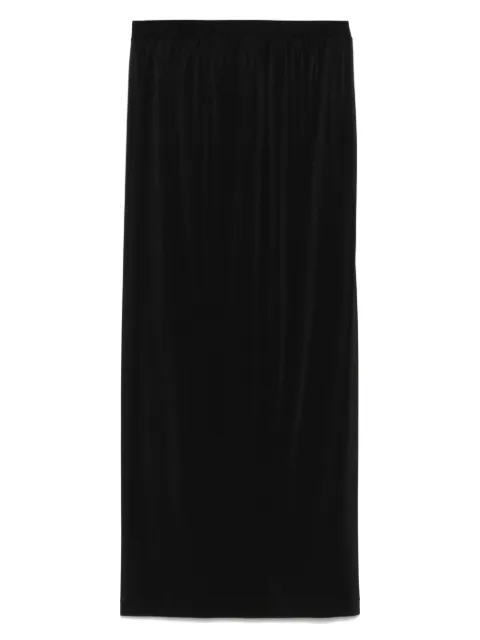 WARDROBE.NYC semi-sheer midi skirt Black W3010S25NY