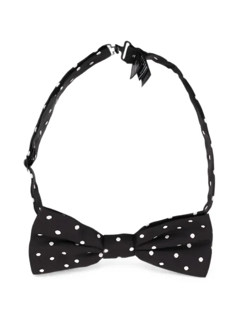 Dolce & Gabbana polka-dot silk bow tie Black GR053EG0JFY