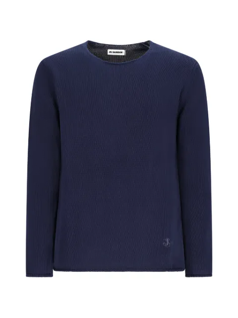 Jil Sander long-sleeve sweater Blue JPUU75251324118