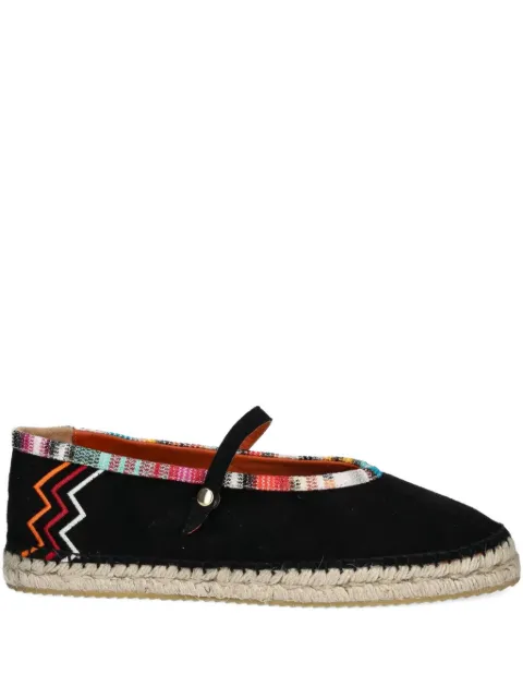 Missoni zigzag-print espadrilles Black MWB012001