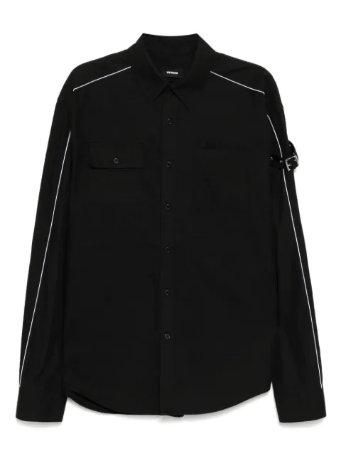We11done belted shirt Black WDSH025145MBK