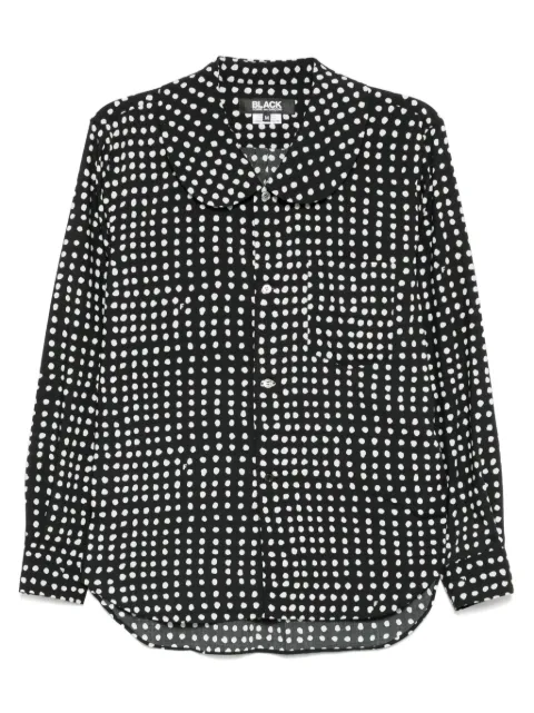 Black Comme Des Garçons Filip Pagowski striped shirt Black 1OB0130521