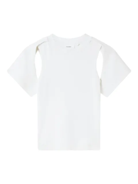 Axel Arigato cut-out short-sleeve T-shirt White A3418001