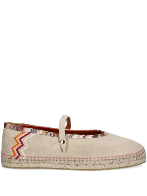 Missoni leather espadrilles Neutrals MWB012005