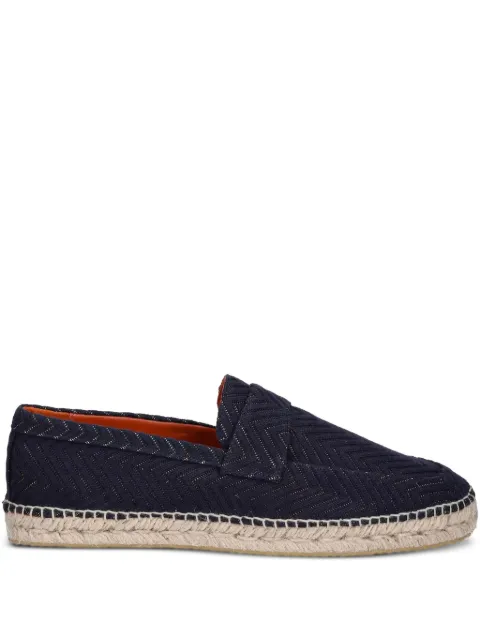 Missoni chevron slip-on espadrilles Blue MMB003027