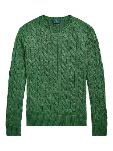 Polo Ralph Lauren cable-knit cotton sweater Green 710775885519