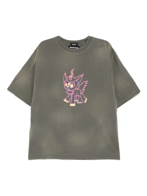 We11done graphic-printed T-shirt Green WDTT125913UKK