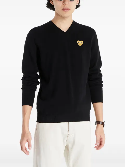 Comme Des Garçons Play wool jumper Black AXN048