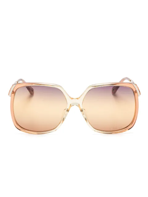 Chloé Eyewear square-frame sunglasses Orange CH0286S