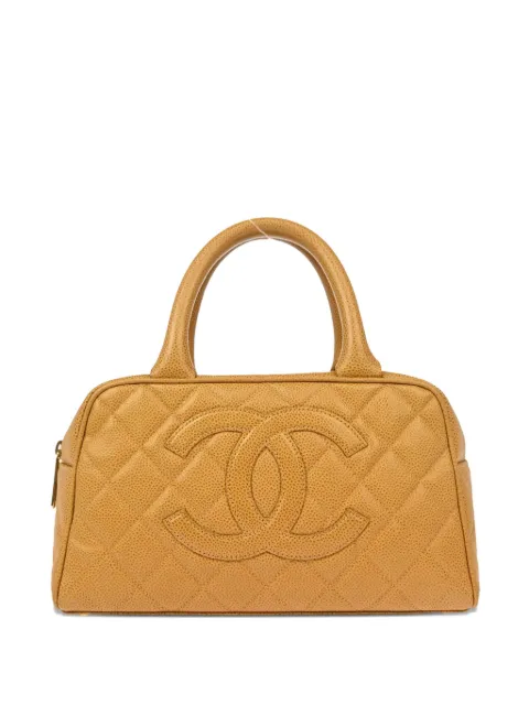 CHANEL Pre-Owned 2003 Bowling 27 tote bag Neutrals 8136992