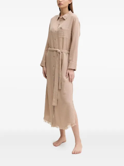 Melissa Odabash Margot fringed midi dress Neutrals MOMARGOT