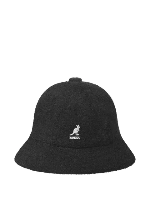 Kangol logo-embellished bucket hat Black 0397BC