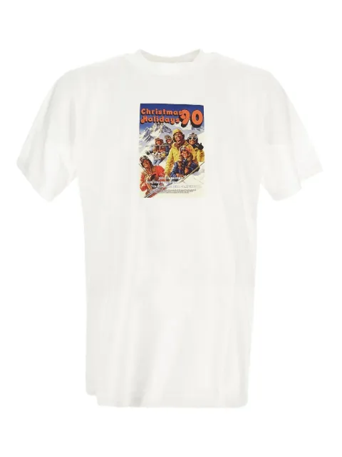 Family First postcard-print T-shirt White TF2408WHITE