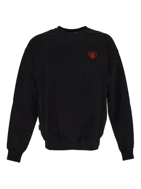 Family First logo-embroidered sweatshirt Black SS2403BLACK