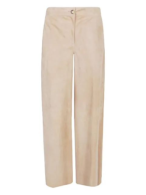 Via Masini 80 suede trousers Neutrals M924