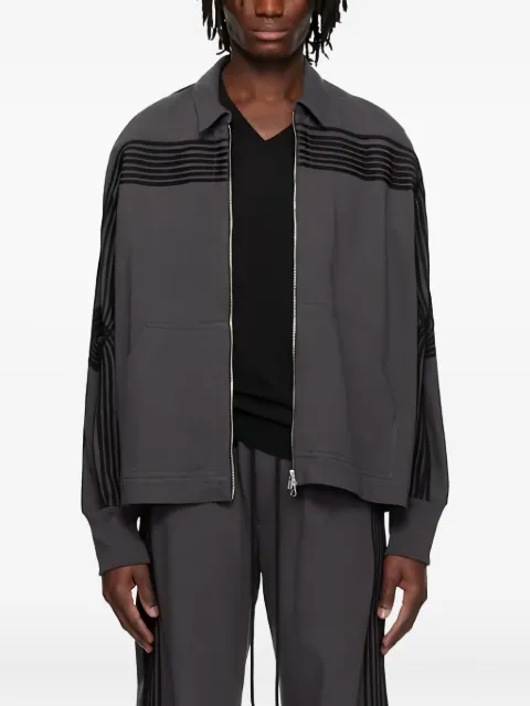 Song For The Mute applique track jacket Grey 251MJK117ASOFTWBK