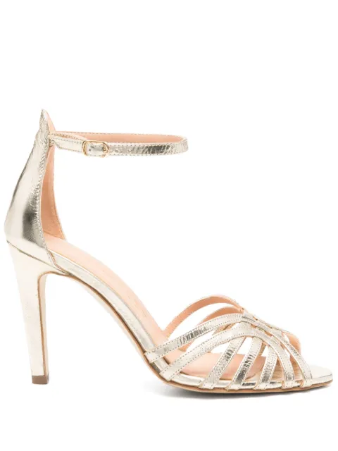 The Seller 100mm heeled sandals Gold SE1051
