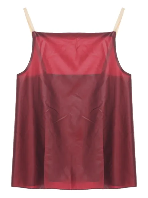 Carven satin tank top Red 6251K21378N202