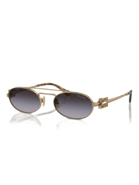 Miu Miu Eyewear metal-frame sunglasses Gold 54ZSSOLE