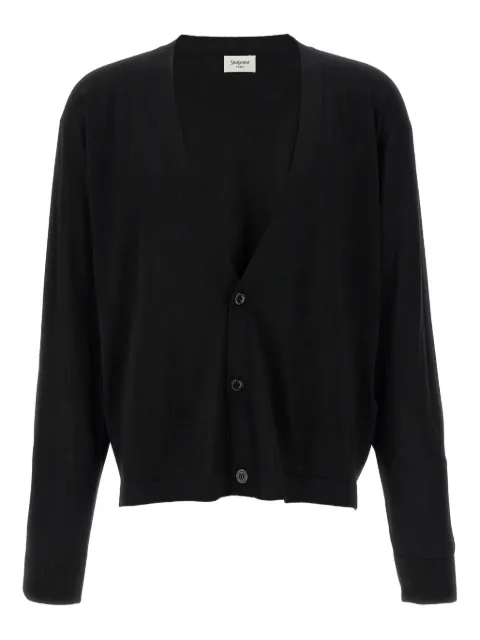 Saint Laurent wool cardigan Black 817221Y76TC1000