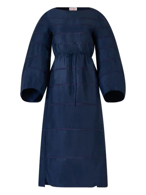 Rosie Assoulin drawstring midi dress Blue C252D33WV083410