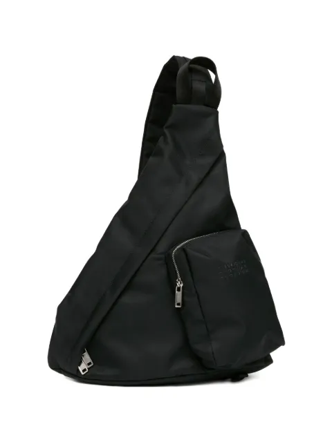 MM6 Maison Margiela Numeric sling backpack Black SB5WG0019P8504