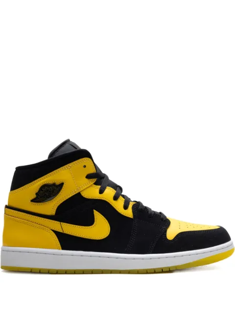 Jordan Air Jordan 1 Mid "Black/White/Varsity Maize" sneakers Yellow HJ6654