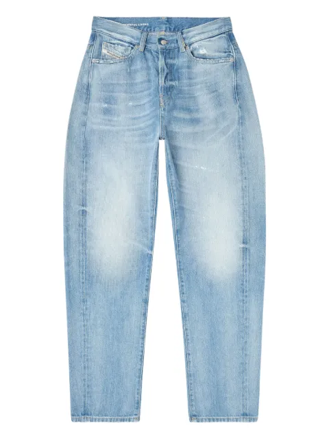 Diesel D-Ellz distressed light-wash jeans Blue A2209409M24