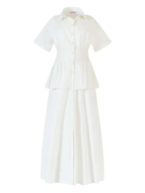 Rosie Assoulin cotton midi dress White C252D34WC258100