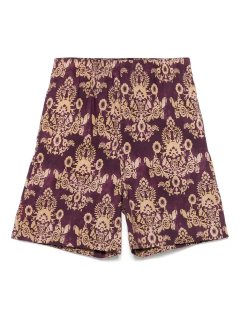 AMARÁNTO cotton bermuda shorts Purple B6D0037