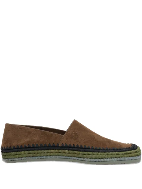 LOEWE suede espadrilles Brown M816283X16