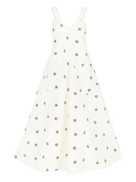 Rosie Assoulin Pocktail midi dress Neutrals C252D40WP131197