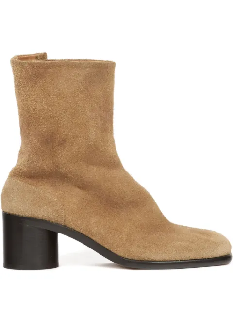 Maison Margiela Tabi suede ankle boots Brown S57WU0132P8270