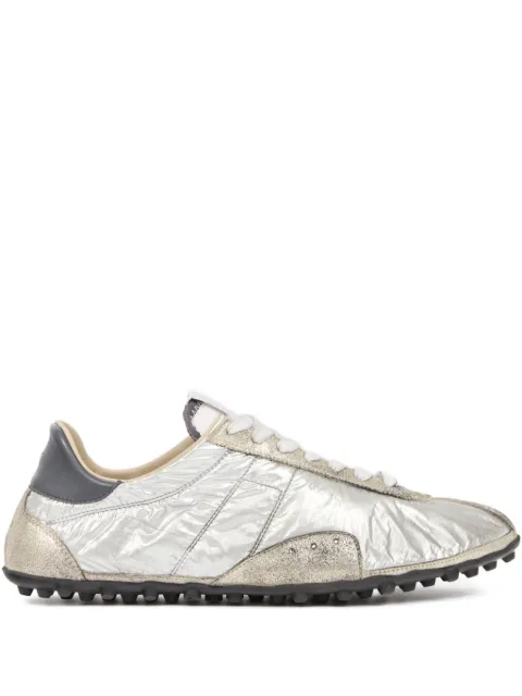 Maison Margiela Sprinters metallic low-top sneakers Silver S57WS0512P7451