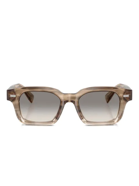 Brunello Cucinelli square-frame sunglasses Brown BC4018S104732