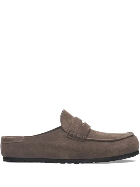 Birkenstock Naples suede slip-on loafers Brown 1029712