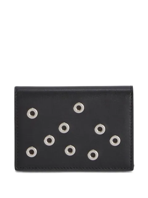 Jil Sander eyelet-embellished wallet Black J26VL0027P8556