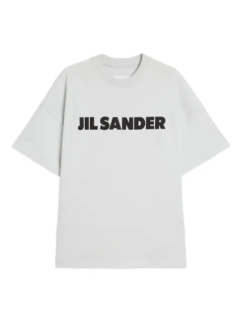 Jil Sander logo-print cotton T-shirt Grey J54GC0011J45148